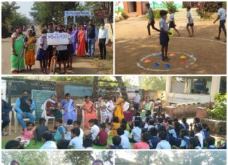 मॅजिक बस तर्फे आंबेशिवणी येथे बालिका दिन उत्साहात साजरा