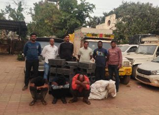 मोबाईल टॉवर बॅटरी चोरीचे ८ गुन्हे उघडकीस : ५ लाखांचा मुद्देमाल जप्त