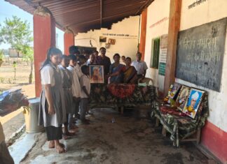 गणेश अलंकार विद्यालयात दहावीच्या विद्यार्थ्यांना निरोप