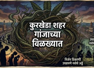 कुरखेडा शहर गांजाच्या विळख्यात; निर्जन ठिकाणी उघडपणे नशेचे अड्डे फोफावले