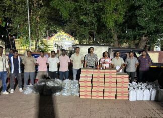 गडचिरोली : बनावट नंबर प्लेटचा वापर करून अवैध दारू वाहतूक, 14.87 लाखांचा मुद्देमाल जप्त