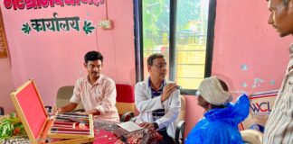 आंधळीत मोफत नेत्र तपासणी शिबिराला उत्स्फूर्त प्रतिसाद; ११७ जणांची तपासणी