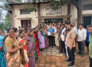 एटापल्लीत महावितरणविरोधात जनआक्रोश ; अवास्तव वीजबिलांविरोधात शेकडो नागरिकांचा मोर्चा