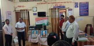रांगी ग्रामपंचायतीत महात्मा गांधी-लाल बहादूर शास्त्री जयंतीनिमित्त स्वच्छता अभियान